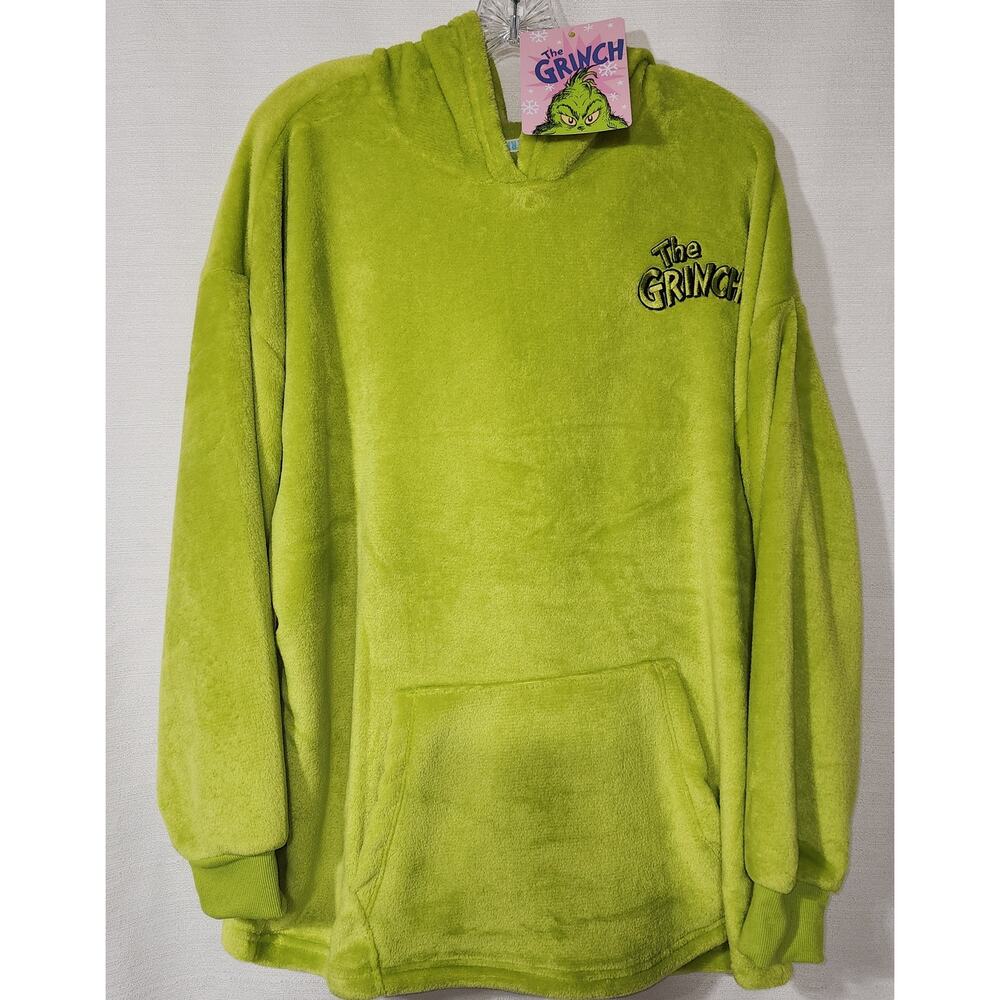 The Grinch fleece hoodie women's size Medium NWT